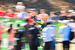 South Africa Philip Buys in action during the men's cross country eliminator at the UCI MTB and Trials World Championships 2013 at Cascades MTB Park in Pietermaritzburg. Photo: Darren Goddard / Gameplan Media