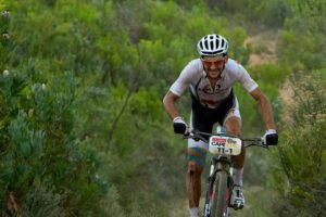 Max Knox of Team Burry Stander-SONGO 2 during stage 5 of the 2013 Absa Cape Epic Mountain Bike stage race held. Photo: Greg Beadle / Cape Epic / SPORTZPICS
