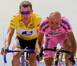 Lance Armstrong regretted giving the Ventoux stage to Marco Pantani. Photo: AFP Photo