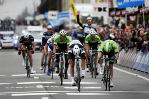 om Boonen (Omega Pharma Quick Step) wins Kuurne-Brussel-Kuurne. Photo: AFP