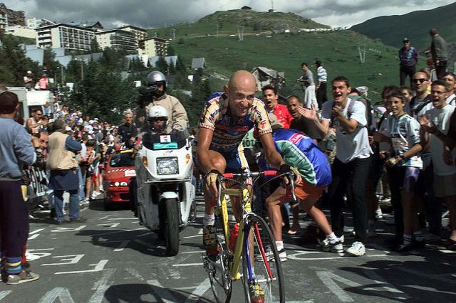 Marco Pantani. Photo: Wikimedia Commons : Hein Ciere