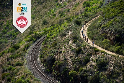 Riders in action during the 2013 FNB Wines2Whales MTB Events. Photo: Cherie Vale / Newsport Media