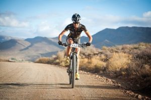 Ariane Kleinhans of RECM won the Ashburton Investments National MTB Series event in Clarens on Saturday. Photo: Cherie Vale