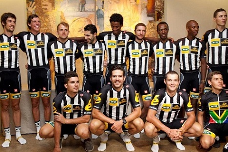 Africa’s first Pro-Continental cycling team, Team MTN-Qhubeka powered by Samsung. Photo: Supplied
