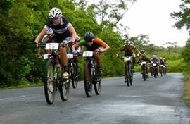 Yolandi du Toit in action at the Omnicane Southern Tropical Challenge.