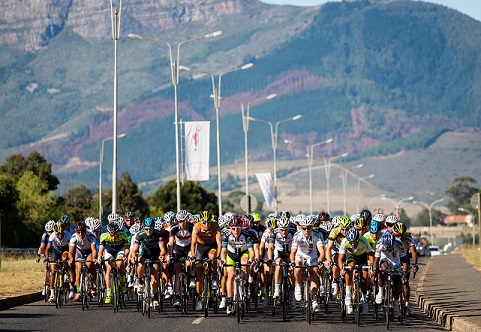 Riders and spectators at the five-stage Bestmed Tour de Boland can look forward to another mountaintop finish – this time at the Taal Monument near Paarl on March 6. Photo: Capcha Photography