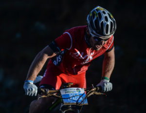 Viewers worldwide will be able to catch all the daily action from the Old Mutual joBerg2c via the official event website. Pictured here is elite mountain biker Tyronne White, riding in the colours of broadcast partner Avis, during last year's event. Photo: Kelvin Trautman