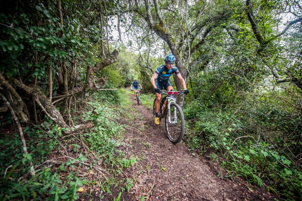 Fairview-TIB’s Adriaan Louw (front) and Andrew Hill seen in action before powering towards overall victory at last year’s PwC Great Zuurberg Trek. Photo: Morne Marais