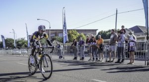 Former African road race champion Tesfom Okubamariam of the MTN-Qhubeka feeder team takes the inaugural victory at the Bestmed Capital Classic in Centurion, Pretoria, on Sunday. Photo: Brandboom Marketing
