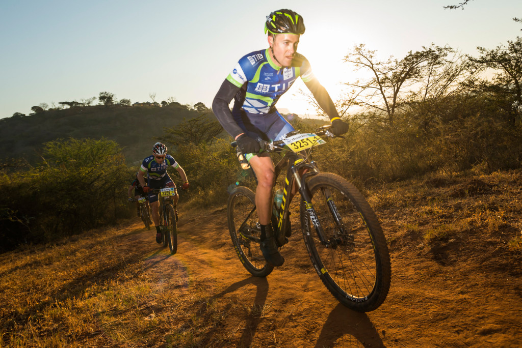 Following their sound display during stage one Team TIB's Andrew Hill and Chris Wolhuter increased their lead on the way to winning the overall title during the second stage of the 2015 BSi Steel dusi2c from Mfula Store to Blue Lagoon on Sunday. Photo: Anthony Grote/ Gameplan Media