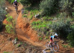 The Banhoek MTB Challenge took place in the Banhoek Valley in Stellenbosch today. Photo: Supplied