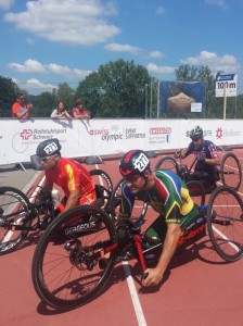 Six-time paralympian and multiple World Champion,Ernst van Dyk