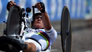 Paralympic Gold medalist Heinz Frei (SUI) is looking forward to coming to South Africa and reclaiming another World Cup Gold in the 2015 UCI Para-cycling Road World Cup in Pietermaritzburg from 11-13 September. Photo: © Jean-Baptiste Benavent/ uci.ch