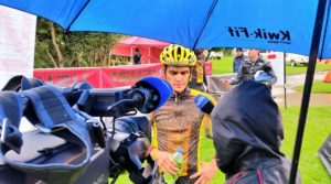 Adriaan Louw & Matthew Beers won the first stage of the PE Plett mountain bike stage race, which started at Wedgewood Golf and Country Estate 15km west of Port Elizabeth and finished at the Gamtoos Ferry Hotel today. Photo: Supplied