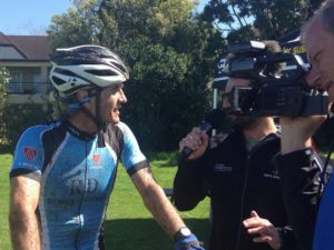 Robert Sim won the first stage of the inaugural Tour of Homewood, which took place at the Fancourt Gold Estate in George today. Photo: Supplied
