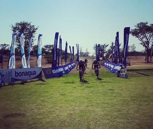James Reid & Brendan Davids won stage one of Descent, the first and feature event of the 2015 Berg and Bush series in KwaZulu-Natal today. Photo: Supplied