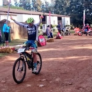 Jason Meaton claimed overall victory in the 60km MTB race at this year's My Spar MTB Classic on Sunday Photo: facebook.com/EastCapeMtb