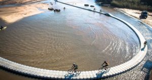 Riders during the final stage of the 2016 Sani2c Trail yesterday. Photo: Tobias Ginsberg