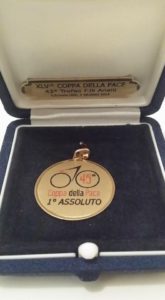 Coppa Della Pace medal. Photo: www.facebook.com/Keaganvtc
