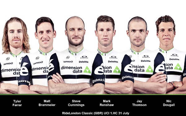 Team DiData are hoping to make an impact in tomorrow's RideLondon Classic road race. Photo: Supplied