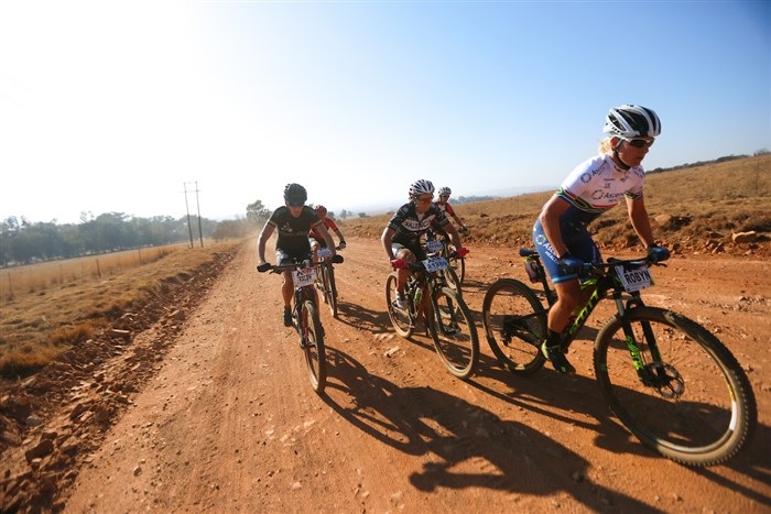 Women's series leader Theresa Ralph (left) will be gunning for another podium position this weekend. Photo: www.zcmc.co.za