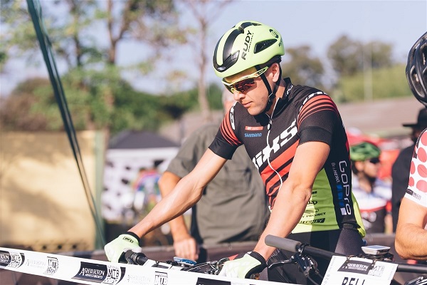 Konny Looser mentally prepares himself for the tough Rooiberg course on the start line at the National MTB Series this year. Photo: www.zcmc.co.za