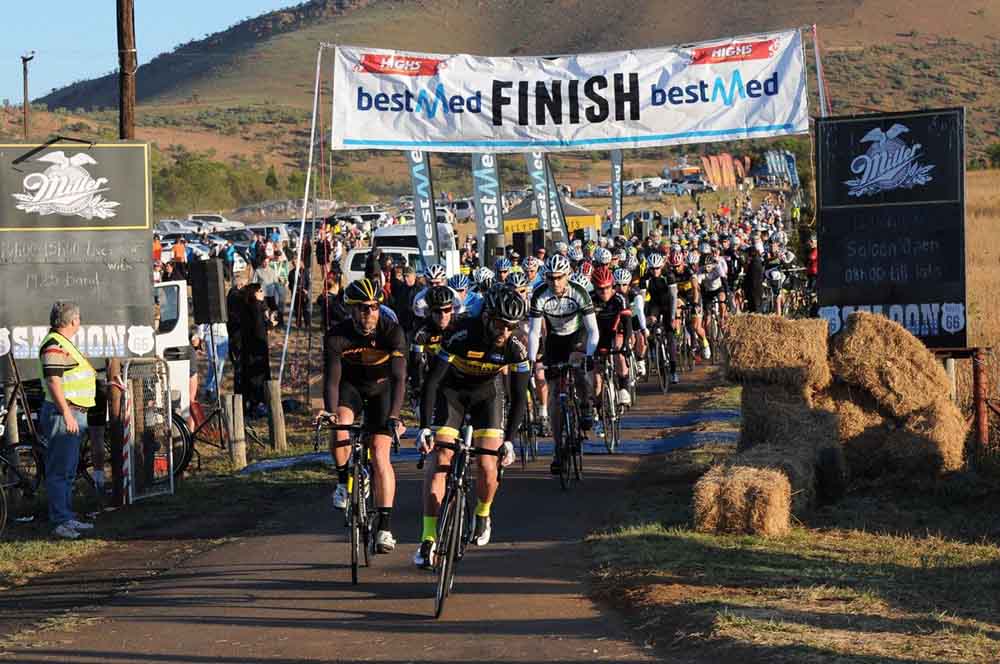 Improved infrastructure at the start and finish area will improve the experience for riders in the Bestmed Satellite Classic near Hartbeestpoort Dam on October 22. Photo: Supplied