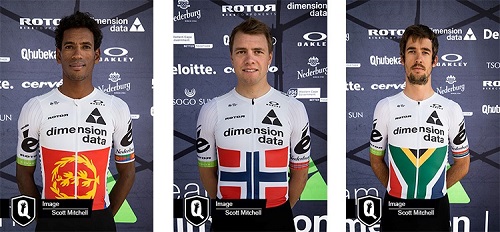 Team Dimension Data revealed their team and race outfit for the 2017 season during a presentation at the Cape Town Waterfront recently. Photo: Scott Mitchell