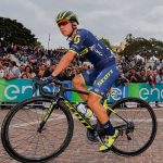 Caleb Ewan Caleb Ewan during stage six of Giro d'Italia that finished 217km later in Terme Luigiane.