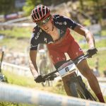 Alan Hatherly placed second in the UCI Downhill Mountain Bike World Cup U23 race.