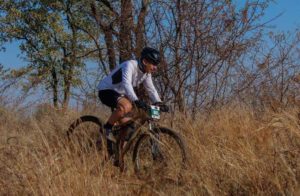 Jaco Bester in action during the 40km race at the Sondela MTB Classic.