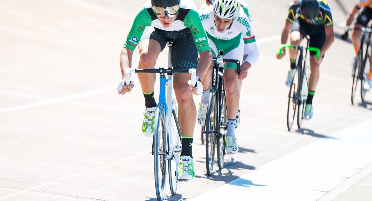 Jason Oosthuizen in action on the track