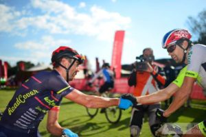 Brendon Davids and Philip Buys at the National MTB Series