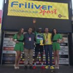Nicholas Dlamini in the green jersey