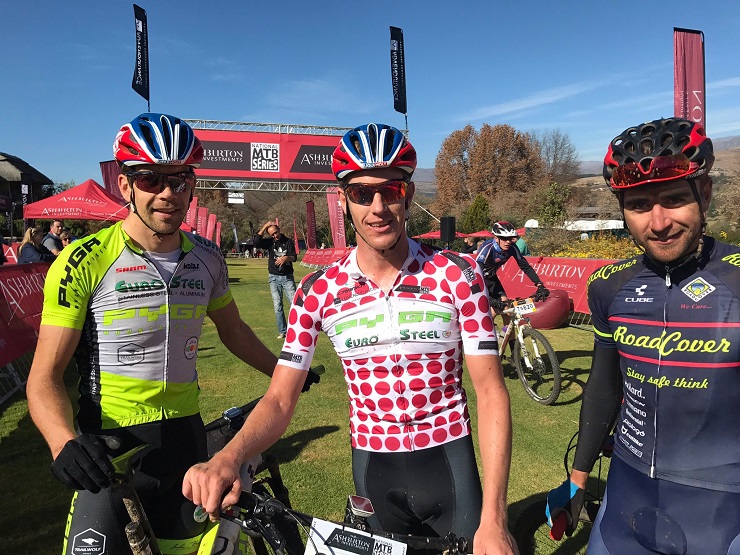 Philip Buys, Matthys Beukes and Brendon Davids took the top three spots at the fourth round of the 2017 National MTB Series.