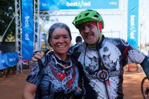 Some riders after they completed their race at the Sondela MTB Classic.