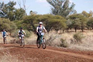 An image of the Sondela MTB Classic participants in action.