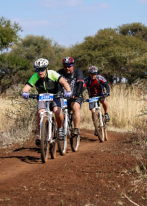 A few of the riders during the 20km race at the Sondela MTB Classic.