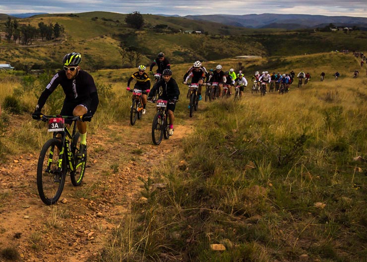 Steven Shirley (front) in action during the 2017 Great Zuurberg Trek.