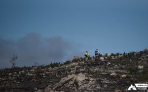 Gert Heyns andMatthys Beukes in action