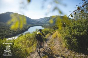 A rider in action at the Umngazi Pondo Pedal