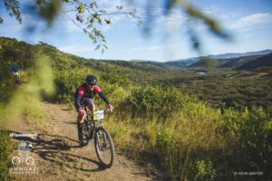 A rider in action at the Umngazi Pondo Pedal