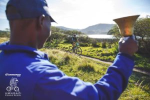 Support along the route of the Umngazi Pondo Pedal
