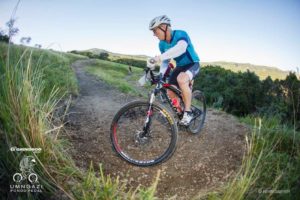 A rider in action at the Umngazi Pondo Pedal