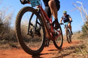 Participants in action at the Waterberg MTB Encounter