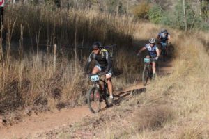 Three participants at the Waterberg MTB Encounter