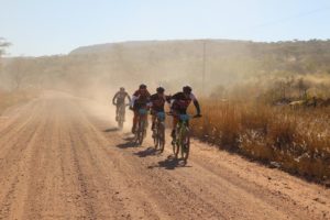 A bunch in action during the Waterberg MTB Encounter