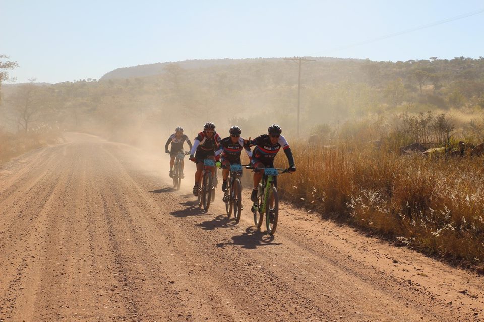 A bunch in action during the Waterberg MTB Encounter