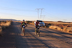 Riders in action during the 1000 Miler