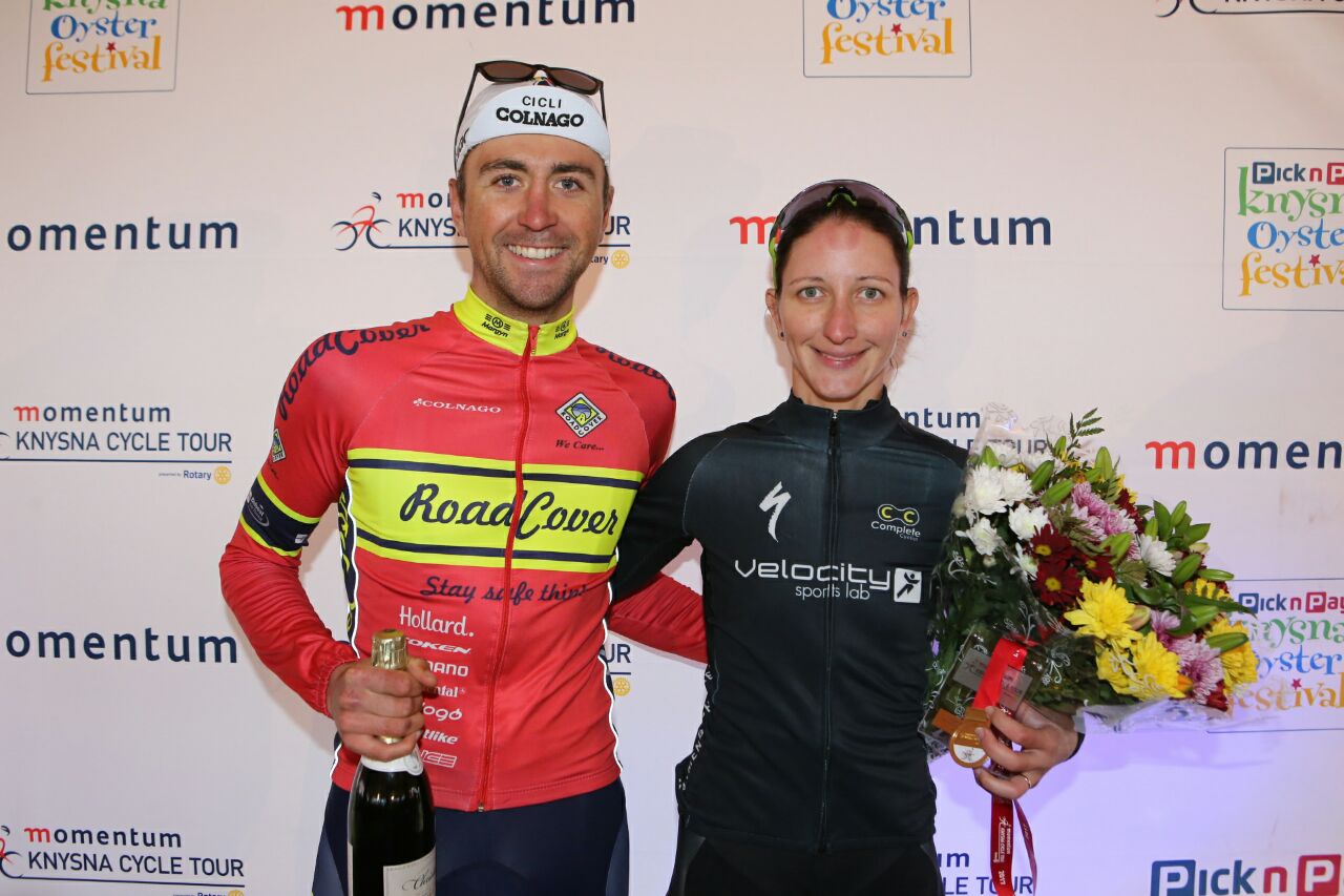 Brendon Davids and Carmen Buchacher